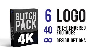 Glitch Pack 4K After Effects Templates