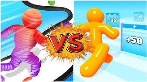 Rope Man Run 3D Vs Tall Man Run 3D New Levels ⚫️ Big New Update Max Walkthrough Android iOS Gameplay