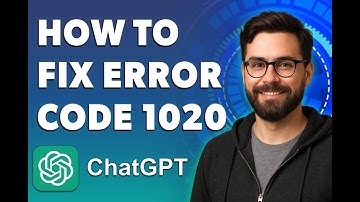 How To Fix Chatgpt Error Code 1020 [2025 Guide]