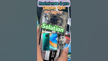 redmi note 9 pro display light 💡not working #solution #howto #repair #redminote9pro #xiaomi @AMRP