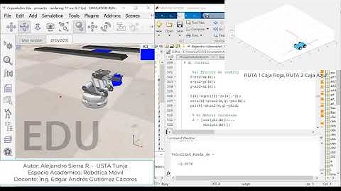 Robot Móvil Khepera 3 - Matlab con V-rep o CoppeliaSim