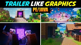 Make Minecraft look like trailer | Minecraft trailer like graphics hindi