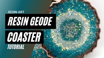 Resin Geode Coaster Tutorial! | Full Step-By-Step Instructions! | Resin Art