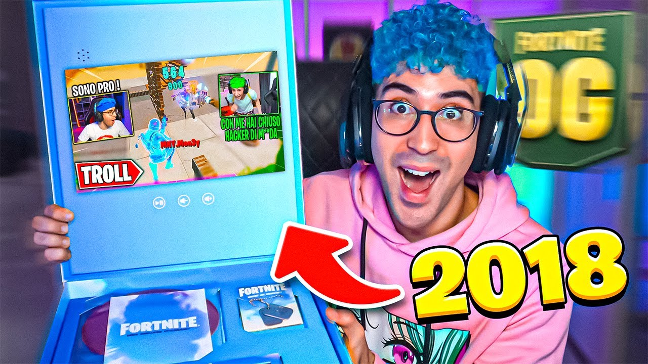 EPIC GAMES MI HA REGALATO IL PACCO di FORTNITE OG degli YOUTUBER FAMOSI !