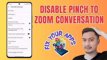 How to Disable the Pinch to Zoom Conversation Text Mode on Messages