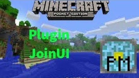 Pocketmine Plugin | JoinUI | Minecraft PE 1.2.13