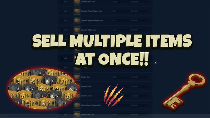 How to List Multiple Items on the Steam Community Market at the