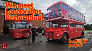 Meeting London Bus Restoration! AEC RT epic project, Routemaster and Bristol LH