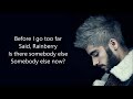 ZAYN - Rainberry (lyrics)