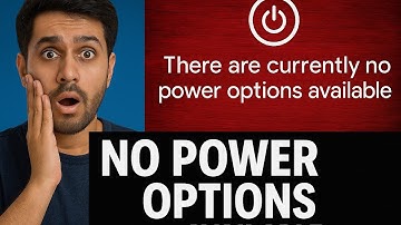 There are Currently No Power Options Available (2025 NEW)
