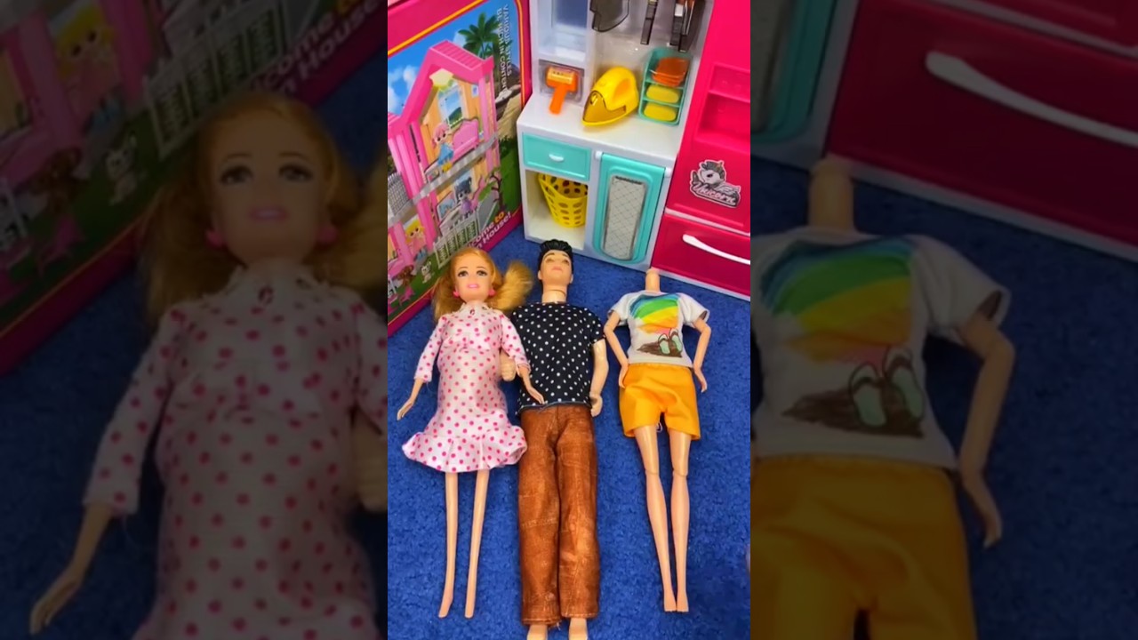 Satisfying With Unboxing and Review Doll Set Toys, ASMR Video