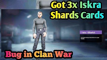 How to Get Iskra - Killswitch Character in COD Mobile | Bug in Clan War Store