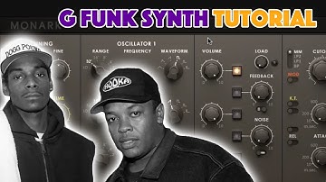 How to Make a West Coast Lead (Native Instruments Monark G Funk Synth Tutorial)