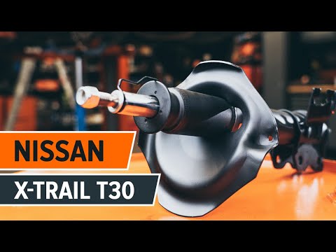 How to change a front shock strut on NISSAN X TRAIL T30 [TUTORIAL AUTODOC]