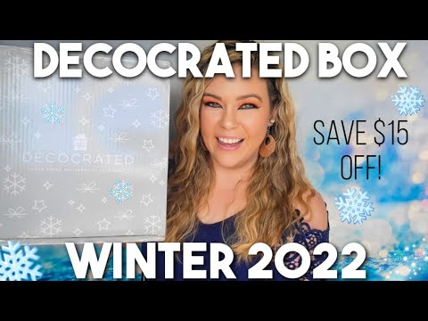 Decocrated Winter 2022 Unboxing + Coupon Code 