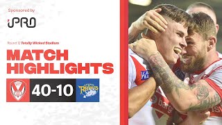 Highlights: Saints vs Leeds - Round 12