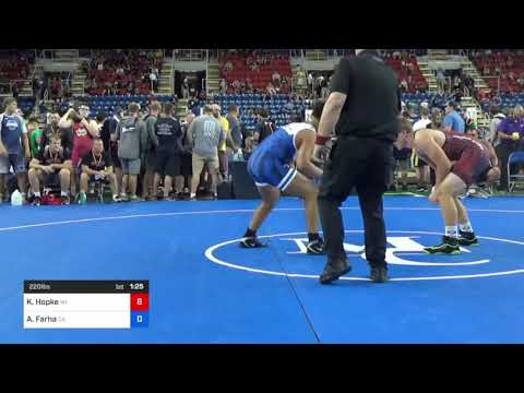 220 Lbs Round Of 16 Koy Hopke Wisconsin Vs Adam Farha California 9b45