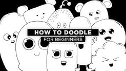 DOODLE TUTORIAL: How To Doodle For Beginners | Easy Doodling with Basic Shapes - Durasi: 3.11. 