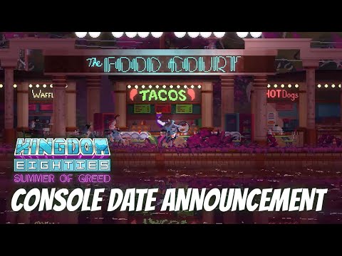 Kingdom Eighties | Console Date Announcement Trailer | Available 16th of October