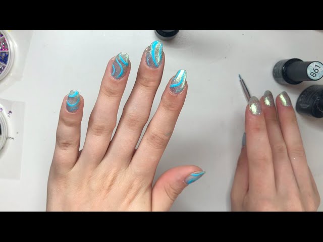 [ASMR] summer manicure with nail art 💅 ~ soft spoken, over explaining