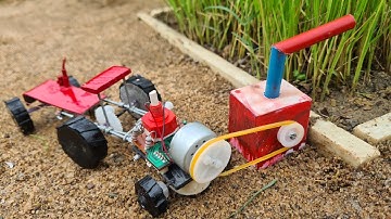 How to make a diy tractor machine motor-science project $20 dollar ||@ghostvilla8600