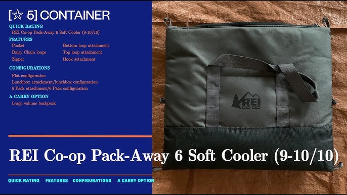 Rei Co-op Pack-Away 6 Soft Cooler Multi-Colored