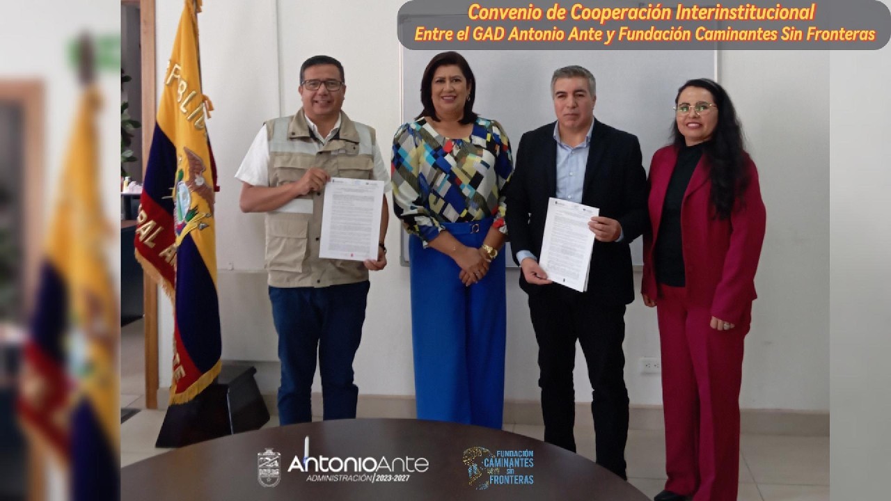 CONVENIO HISTÓRICO PARA FORTALECER EL DEPORTE, LA CULTURA, SALUD Y LA BIODIVERSIDAD EN ANTONIO ANTE