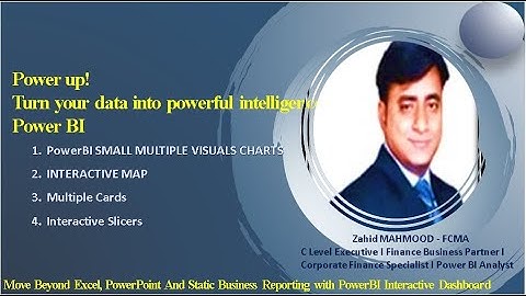 Power UP! Small Multiple Visuals with Interactive MAPS via Slicer Selection