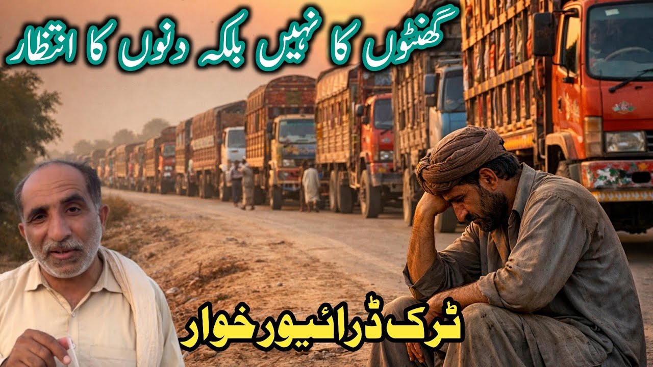Truck driver frustrated as he waits for days, not hours, on National Highway||Chalta Phirta Tv 