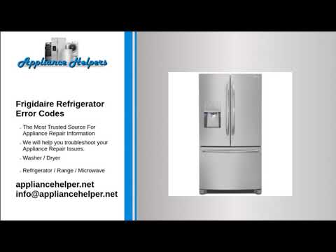 47+ Frigidaire refrigerator error code 4 ideas in 2021 