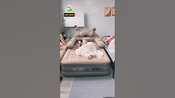 Tự nhiên bay lên nhờ chiếc giường kỳ lạ 🤣 #shorts