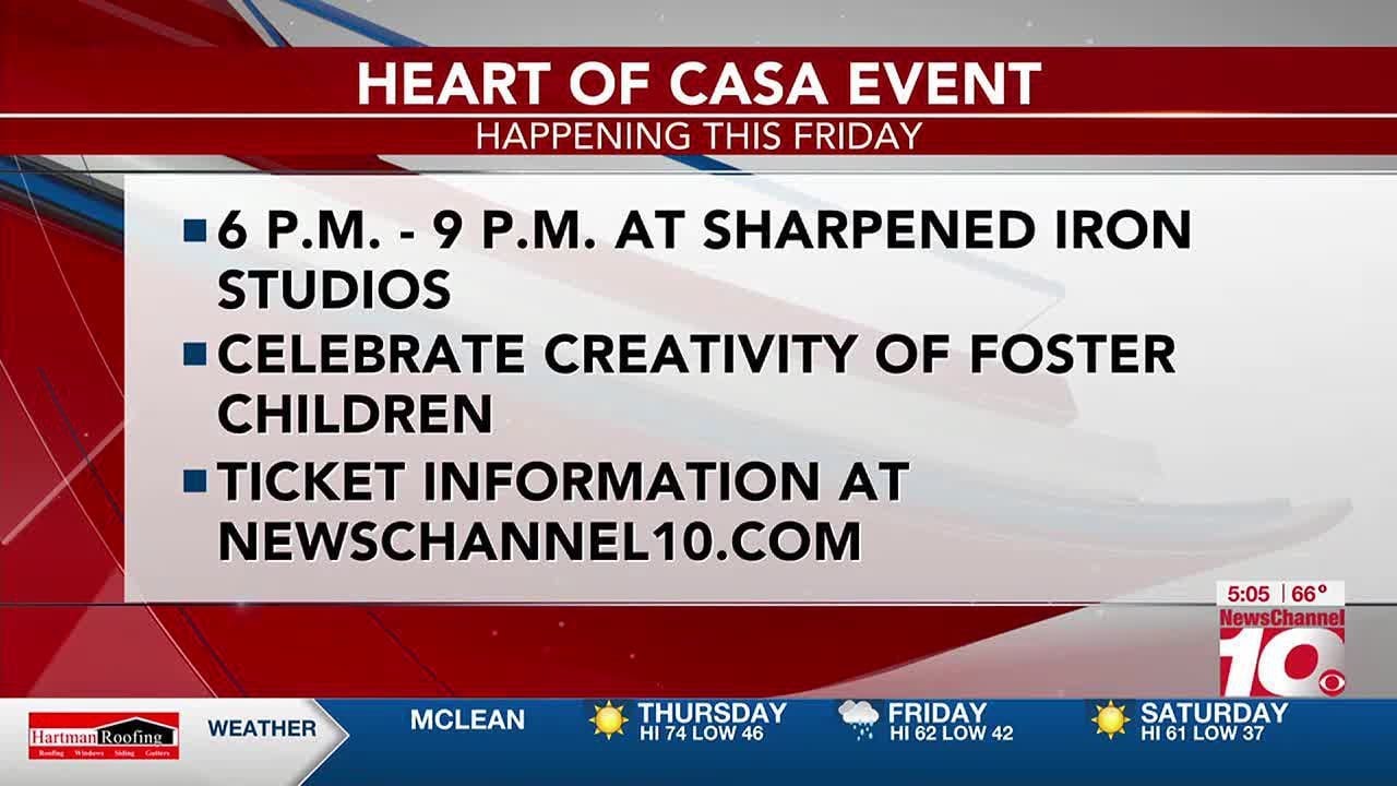 VIDEO: Amarillo Area CASA’s HeART of CASA event this Friday