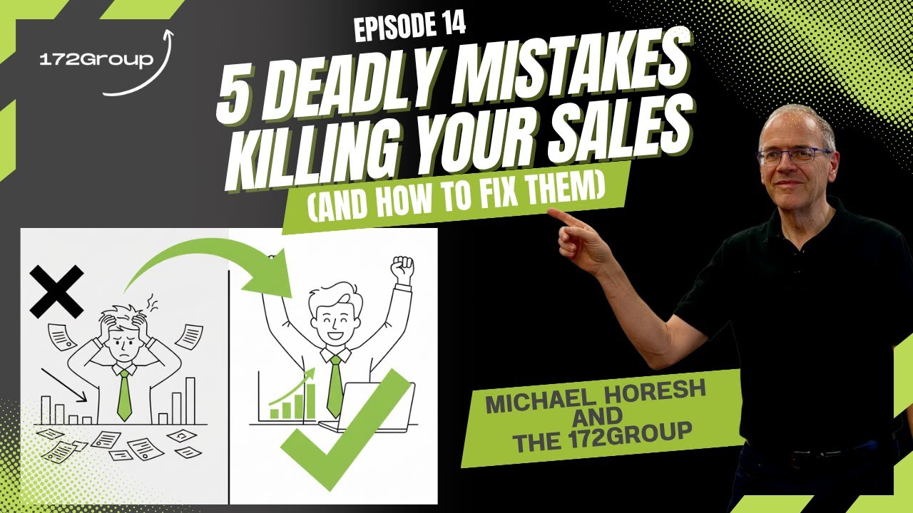 5 Deadly Mistakes Killing Your Sales And How to Fix Them | Episode 14 ...