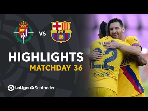 Highlights Real Valladolid vs FC Barcelona (0-1)