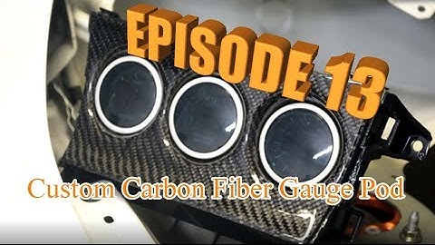 Mazdaspeed3 WhiteZilla - Custom Carbon Fiber Gauge Pod (Episode 13)