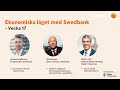 Ekonomiska läget med Swedbank vecka 17 2023