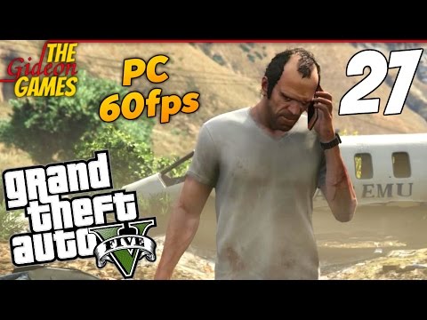 Видео: Прохождение GTA 5 с Русской озвучкой (Grand Theft Auto V)[PС|60fps] - Часть 27 (Красная кнопка)