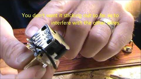 1979 Washburn A20-V Guitar Part 005 gets new CTS Push Pull Pots