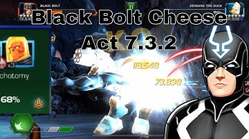 Act 7.3.2 Buffed Up Lane Cheese with BlackBolt! - massive 40k mediums - marvel contest of champions