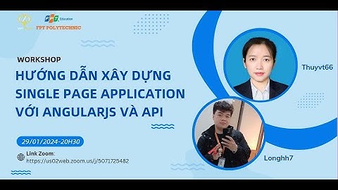 Hướng dẫn Xây dựng Single Page Application với AngularJS và API