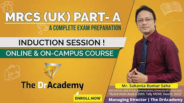 MRCS Part A | Induction Session | MRCS Part A Course & Exam Details | The DrAcademy !