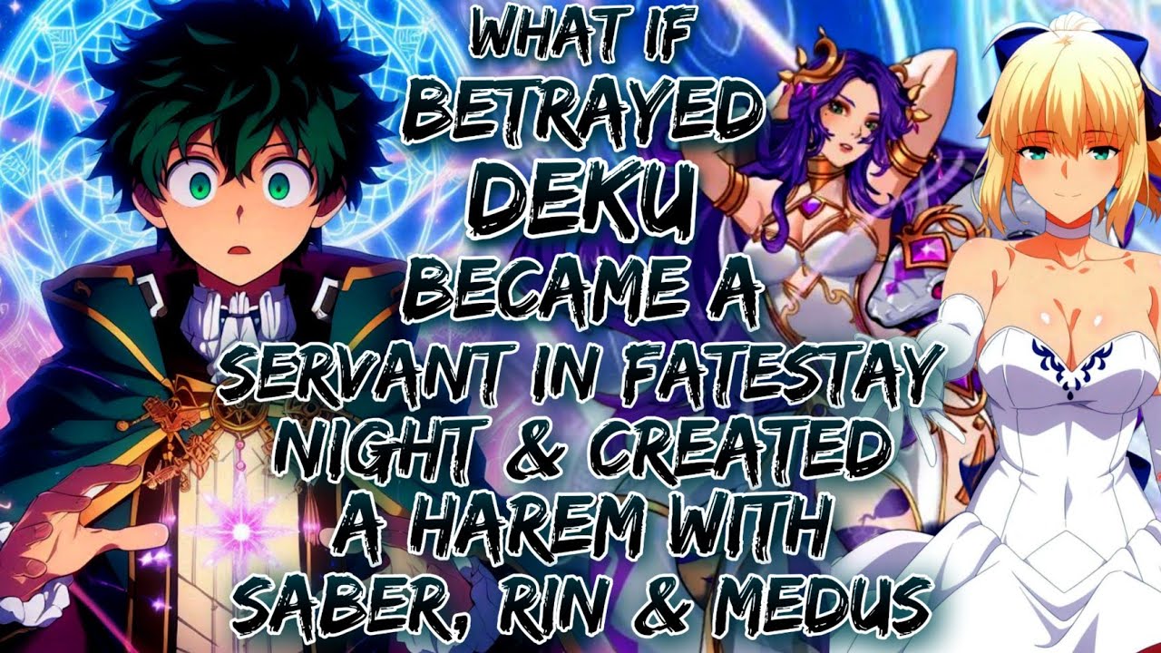 What If Betrayed Deku Became A Servant In FateStay Night And Created A Harem With Saber, Rin & Medus