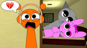 What Are Pinki And Gray Doing? Oren Is Seriously Jealous | Incredibox Sprunki In Gmod