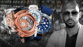 Andrew Tates Watch Collection May SHOCK You!
Andrew Tate. Andrew Tate Tiktok. Watch Collection. Celebrity Watch Collection. Richard Mille.
Andrew Tates watch collection may shock you, perhaps not in a good way.
Andrew Tate, the name that is currently spreading like wildfire for his misogynistic comments about women has literally taken over the Internet. However this former kickboxing star that’s now the most hated man on social media, also has a large appetite for flashy watches. But is Tate’s £1 million watch collection as controversial as his opinions?
This controversial star has been seen splashing out on some of the finest timepieces money can buy so let’s take a look whether this man has a better taste in watches than his choice of words.
Subscribe for Rolex related news, luxury investment watches and everything related to these extraordinary timepieces: Rolex, Omega, Patek Philippe, Audemars Piguet and more. Inspired by Bark and Jack, CRM Jewelers, Teddy Baldassarre.
Inspired by Andrew Tates Insanely Expensive Watch Collection
Inspired by Inside Andrew Tates Insane car collection
Inspired by Watch Expert Reacts to Andrew Tate’s HORRIBLE Watch Collection
Inspired by Watch Expert Reacts To ANDREW TATES Watch Collection
Inspired by CLIPS THAT MADE *ANDREW TATE* FAMOUS
Also check out: https://youtu.be/6ihncaPrzYo
On Above First Class we will cover all things Rolex, Omega, and other popular luxury watches. Stay tuned for the latest Rolex news and luxury investment watch trends.
Click here to subscribe: https://bit.ly/3uSoS1T
Click here to subscribe: https://bit.ly/3uSoS1T
Thanks again for watching and please don’t forget to hit the 👍 LIKE and ☑️ Subscribe buttons!
Disclaimer: Please note that all the clips used in our videos have been transformed according to Youtubes fair use guidelines. The intention of videos is to educate and entertain our audience and may reference from time-to-time clips from other creators, but if you feel there are any copyright issues in my videos, please contact me on lifeabovefirstclass@gmail.com. Andrew Tates Watch Collection May SHOCK You!