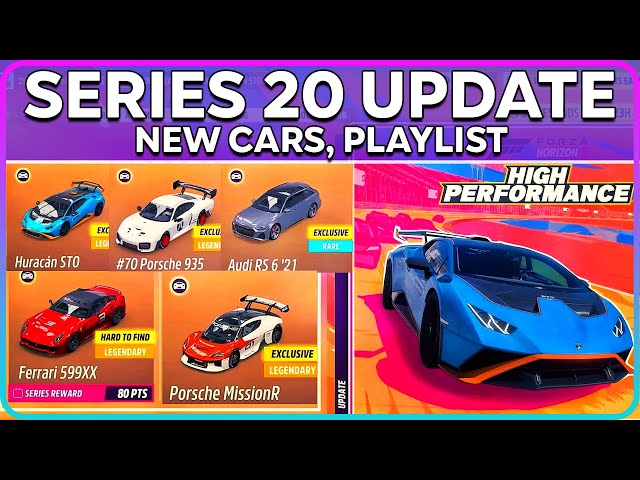 High Performance: Forza Horizon 5 Series 20 High Performance update:  Release date, new cars, and more