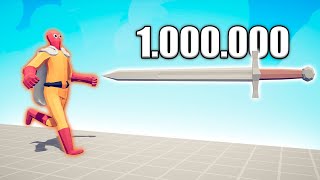 10.000.000 DAMAGE SWORD THROWER vs UNITS - TABS | Totally Accurate Battle Simulator 2024