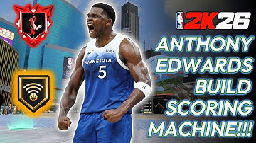 DEEP BOMBER AND LEGEND POSTERIZER??? ANTHONY EDWARDS BUILD TAKESOVER The REC on NBA 2K26