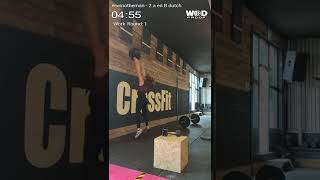 Myrthe Dutch throwdown qualifier wod 2a+b