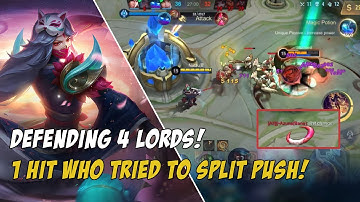 ONE SHOT ENEMIES WHO TRIED TO BACKDOOR - SOLO RANK LUO YI MOBILE LEGENDS