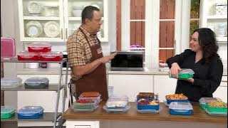 LocknLock Set of 4 Square Storage Containers with Dome Lids on QVC